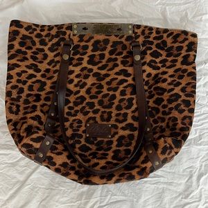 Patricia Nash Leopard Benvenuto Tote